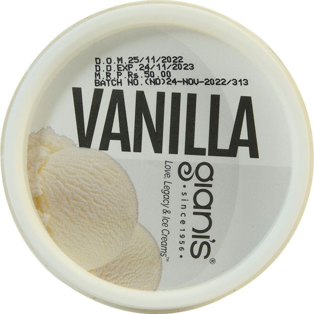 Giani's Vanilla Ice Cream