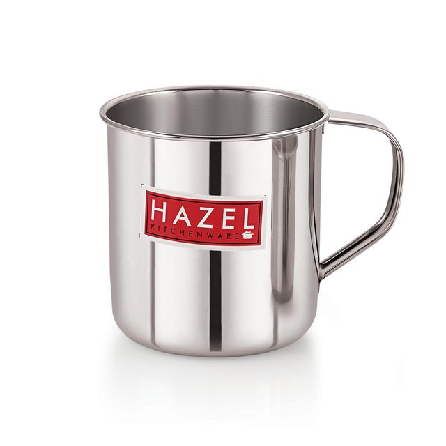 HAZEL 900 ml Stainless Steel Mug - Multipurpose | Strong and Sturdy for Camping or Home