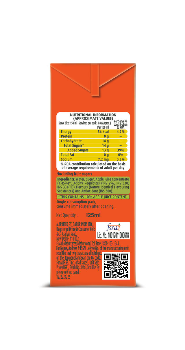 Real Fruit Power Apple Juice