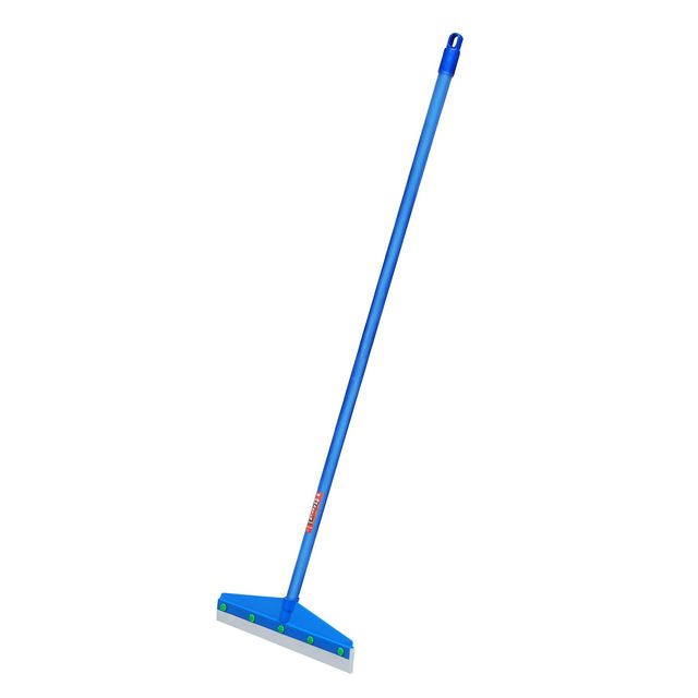 Antzco Blue Plastic Wiper 16" With 4 Feet Metal handle
