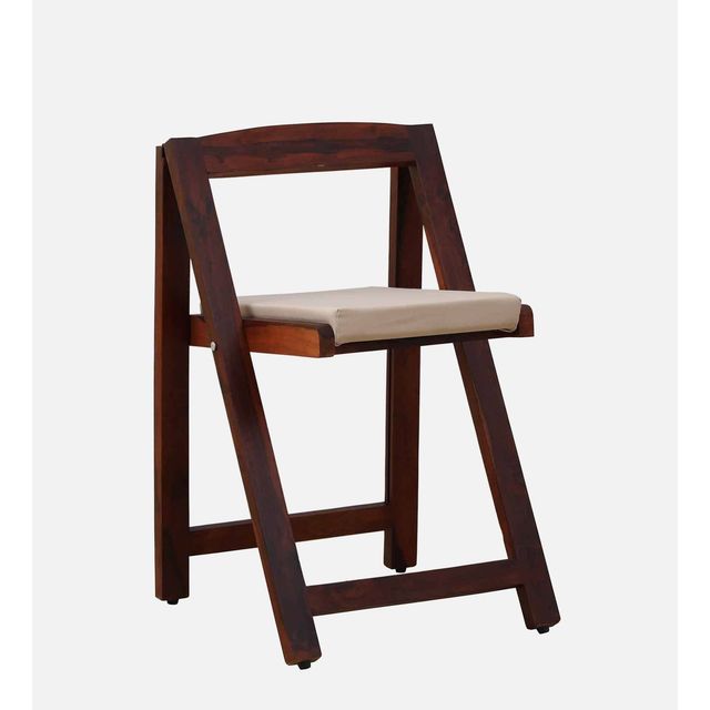 Woodsworth From Pepperfry Taulov Sheesham Wood Folding Chair in Honey Oak Finish
