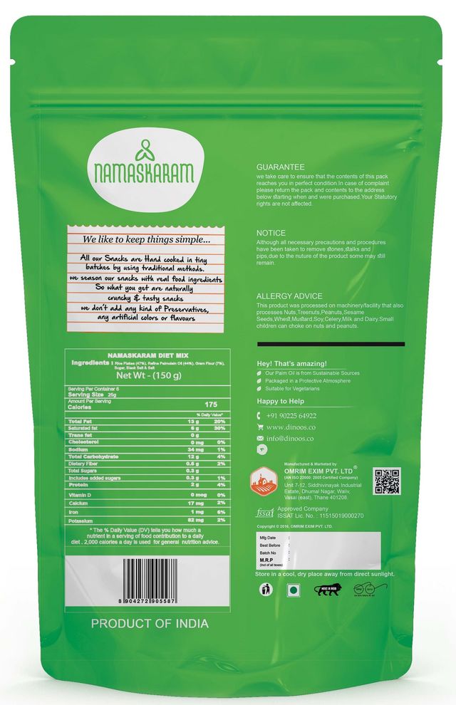 Namaskaram Diet Mix 150 g Combo