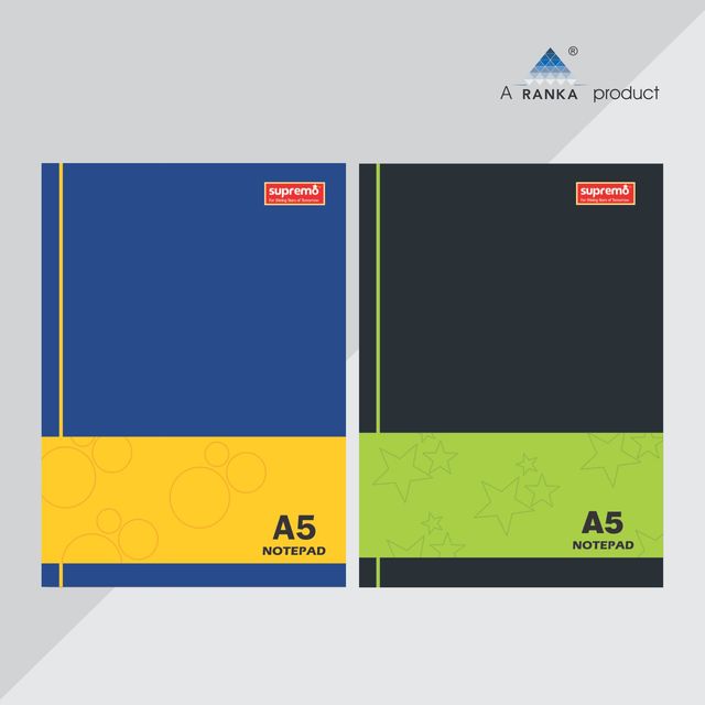 supremo A5 Notepad, Ruled, 70 Sheets