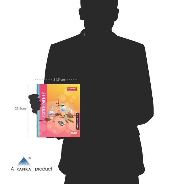 Ranka Supremo Practical Book Combined 265 X 215 Mm, Single Line/ Blank (Standard), 172 Pages - Assorted