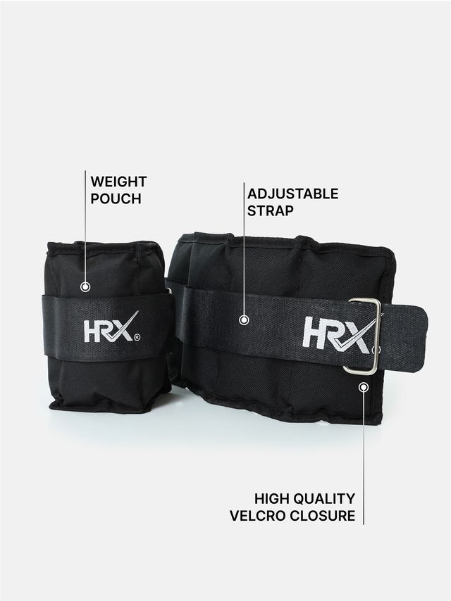 Cult HRX Ankle Weight | 0.5Kg | Black