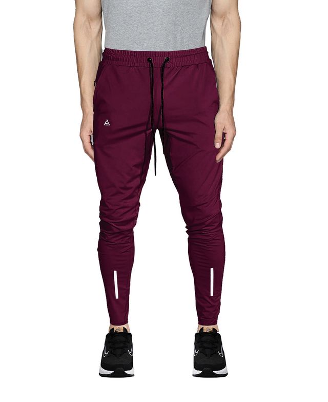Avolt Men's Solid Regular Fit Track Pant | Maroon - M