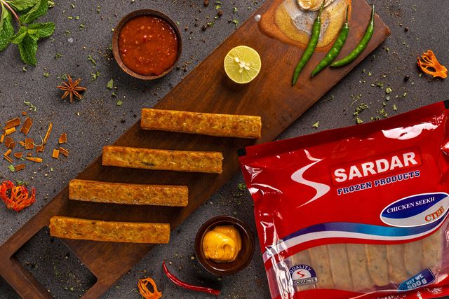 Sardar Chicken Seekh Ctee (Spicy)