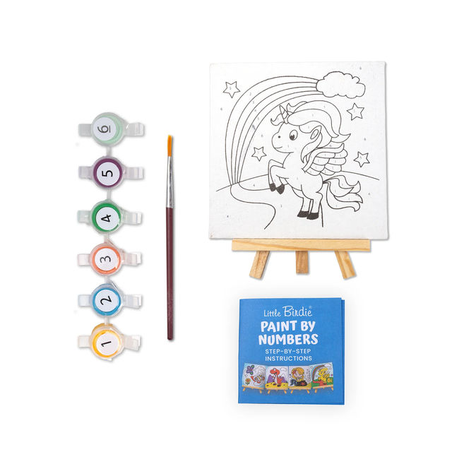 Itsy Bitsy DIY Paint By Number Magical Unicorn 1 Box LB