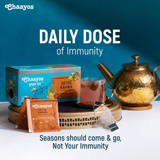 Chaayos Detox Kahwa Organic Green Tea
