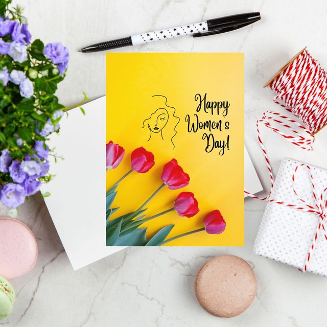 House Of Festivals Women s Day Greeting Card - Design 2