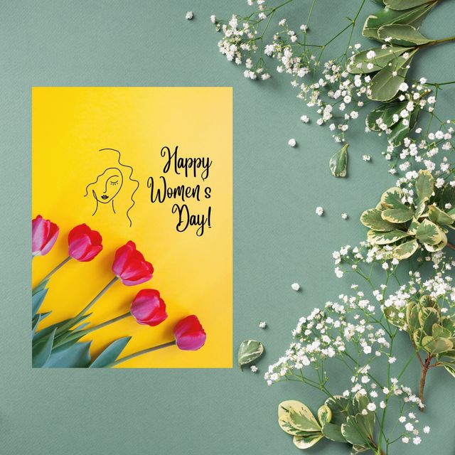 House Of Festivals Women s Day Greeting Card - Design 2