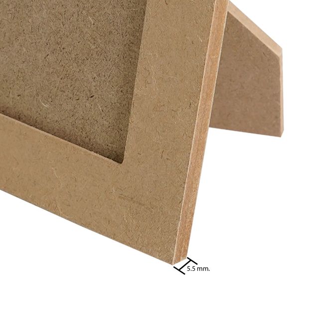 Itsy Bitsy MDF Photo Frame with Stand 3 x 4.5inch 5.5mm Thick