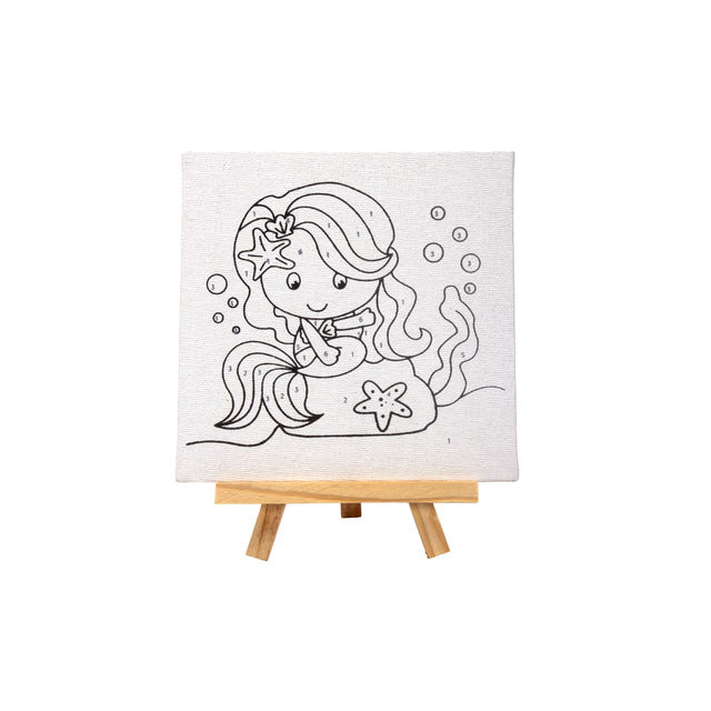 Itsy Bitsy DIY Paint By Number Little Mermaid 1 Box LB