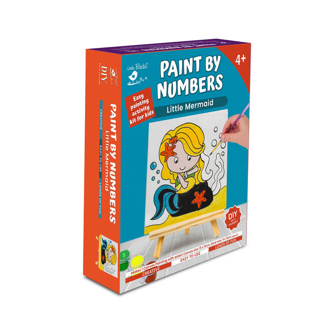 Itsy Bitsy DIY Paint By Number Little Mermaid 1 Box LB