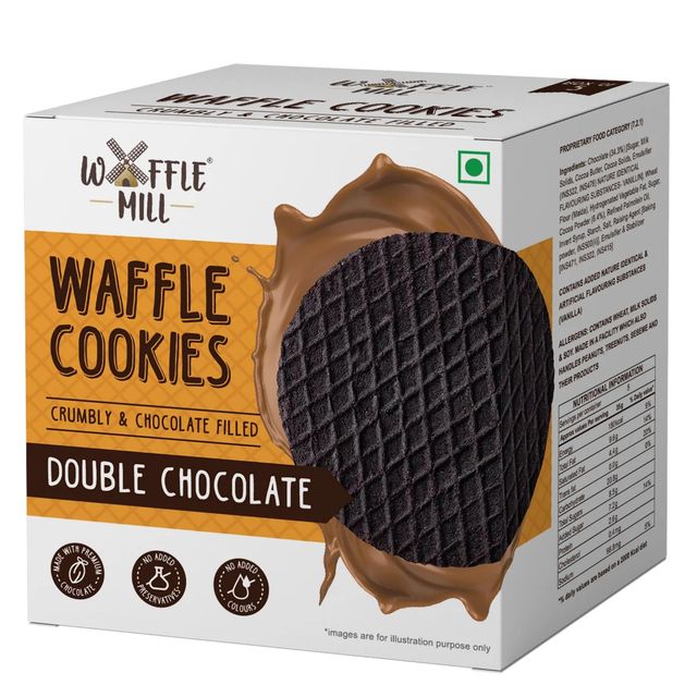Waffle Mill Cookies - Double Chocolate (Box Of 2)