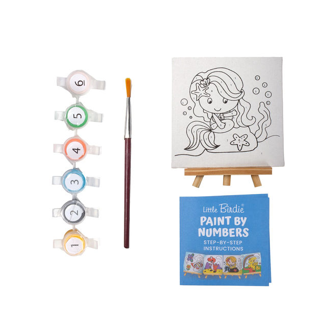 Itsy Bitsy DIY Paint By Number Little Mermaid 1 Box LB