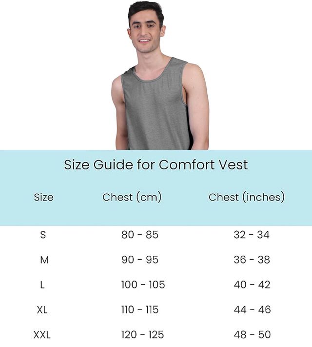 Freecultr Bamboo Men's Vest - XXL | Odor-Free