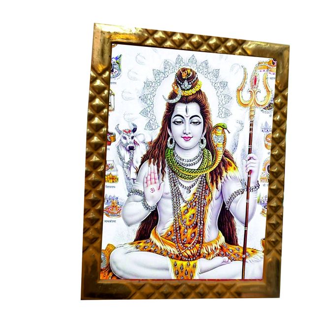 Divine Vibes Shiv Ji Table Diety Photo