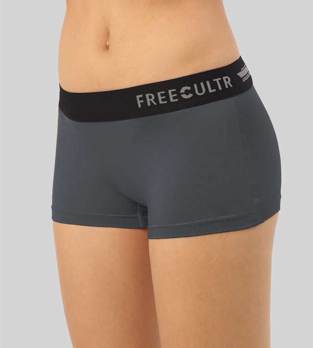Freecultr Cotton Women's Boyshorts - XXL | Long Panty | Pack of 2