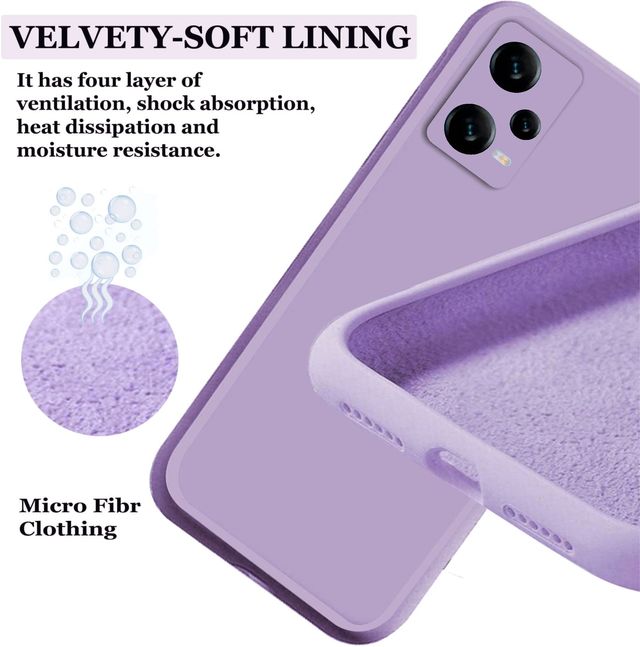 Artistque Case For Mi Redmi Note 12 5G / Poco X5 Back Cover - Plain Liquid Silicone Cover