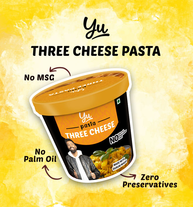 Yu Three Cheese Instant Pasta Cup 65 g X 2 Combo