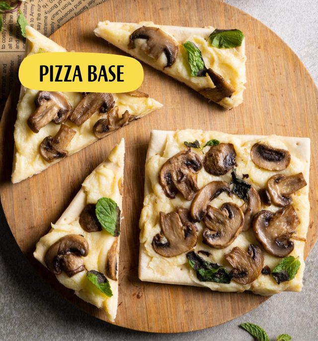The Baker'S Dozen Pizza Base (Sourdough) 100% Wholewheat(140gms) & The Baker'S Dozen Garlic Bread 100% Wholewheat(160gms) Combo