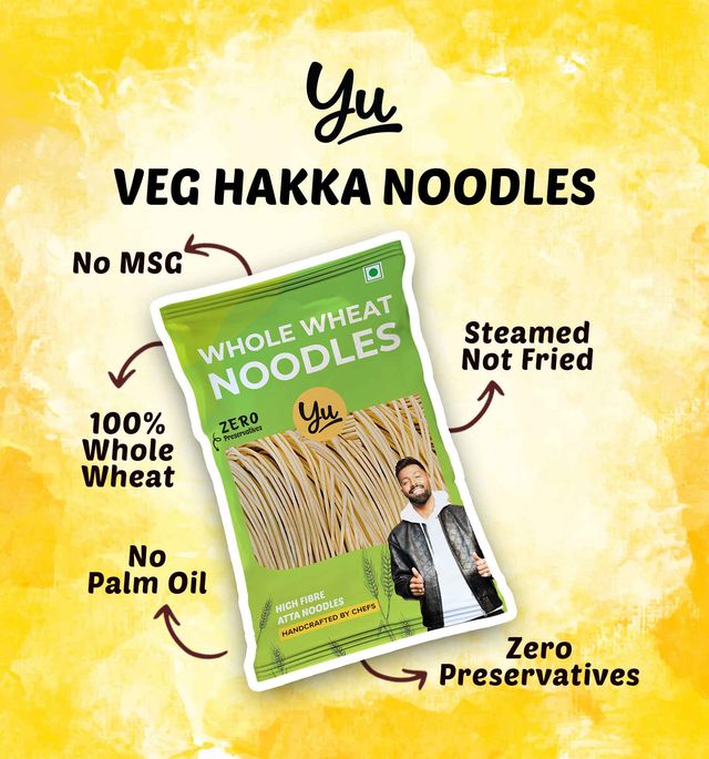 Yu 100% Whole Wheat Hakka Noodles