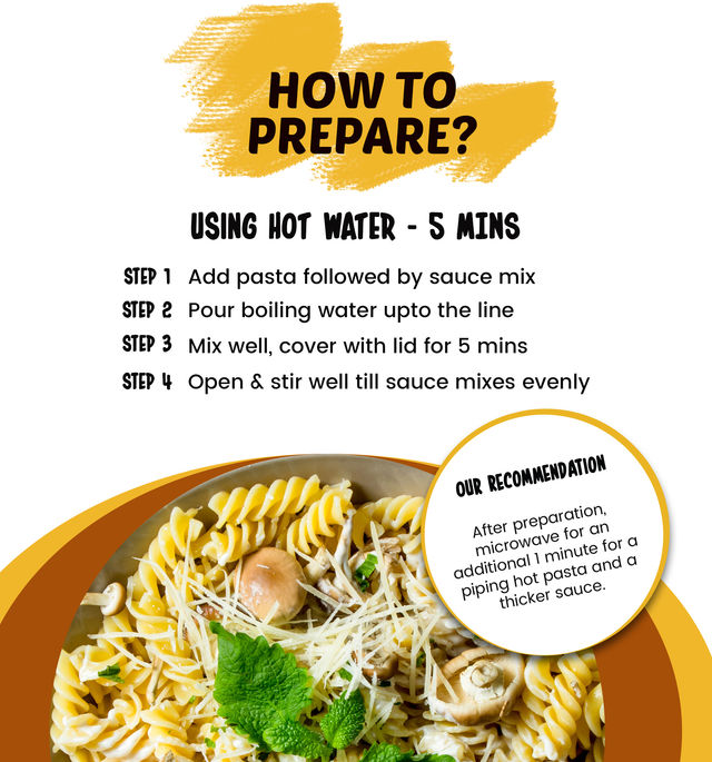 Yu Three Cheese Instant Pasta Cup 65 g X 2 Combo
