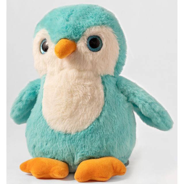 Mirada 25cm Glitter Eye Penguin Toy - Turquoise