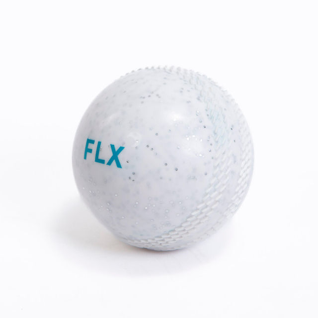 FLX By Decathlon | Synthetic Cricket Ball - White
