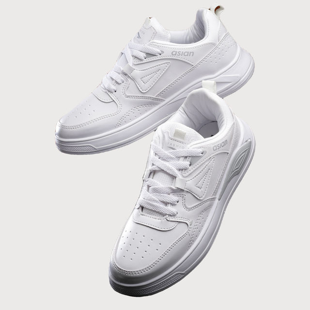 Buy Asian Men s Moscow-01 Full White Sneakers | UK-9 Online
