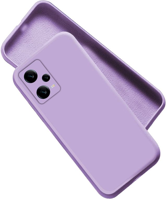 Artistque Case For Mi Redmi Note 12 5G / Poco X5 Back Cover - Plain Liquid Silicone Cover