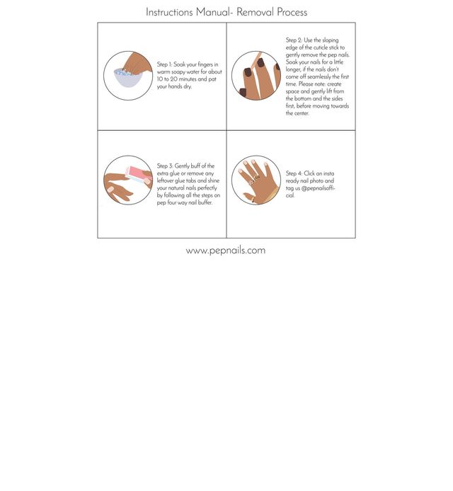 Pep Nails | Maroon | Toe Nails | Short Square Red | Glossy Solid Press On Nails | 24 Tips