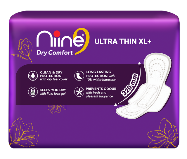 Niine Dry Comfort XL+ Sanitary Pads