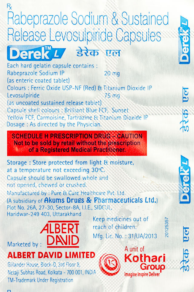 Derek L Capsules SR