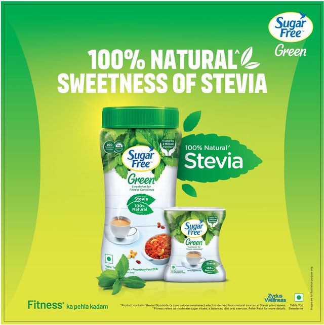 Sugarfree Green 100% Natural Made From Stevia