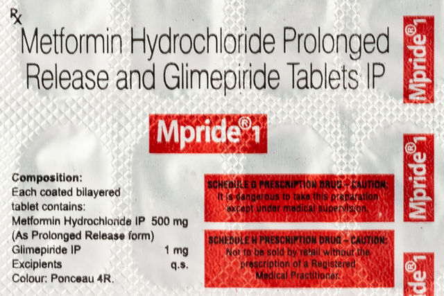 Mpride 1 Tablets PR