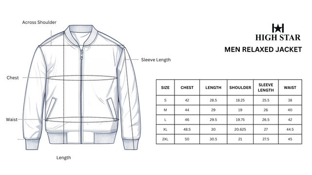 High Star Men's Lightweight Bomber Jacket | Maroon - L
