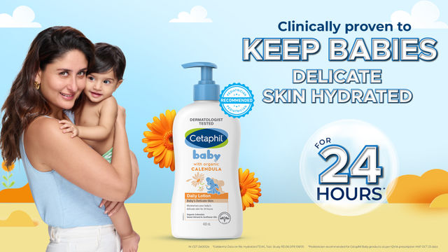 Cetaphil Daily Lotion With Calendula Baby For Kids | 0+ months