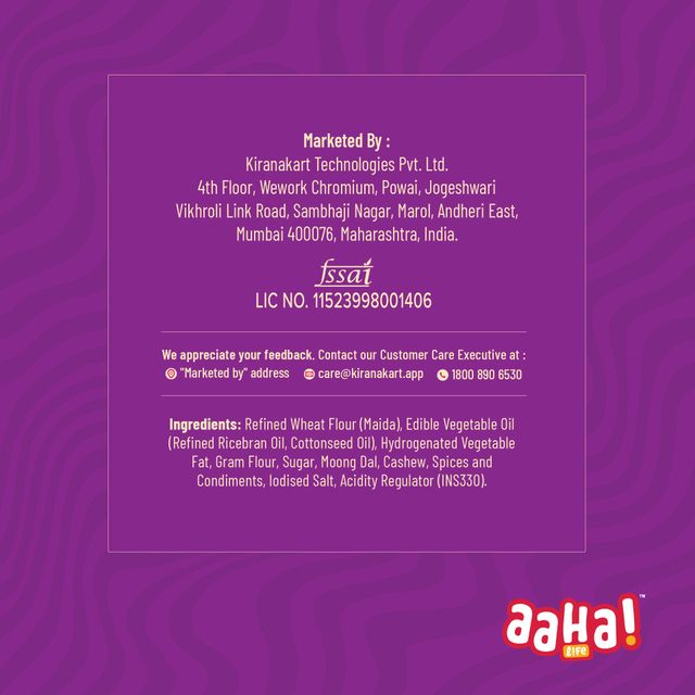 Aaha Life Mava Gujia (400g) & Aaha Life Desi Kachori (200g) Combo