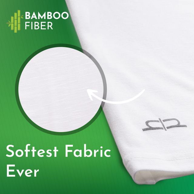 Heelium Bamboo Gym Vests for Men | Breathable, Odour Free & Comfort Fit | Pack of 1 - White - L