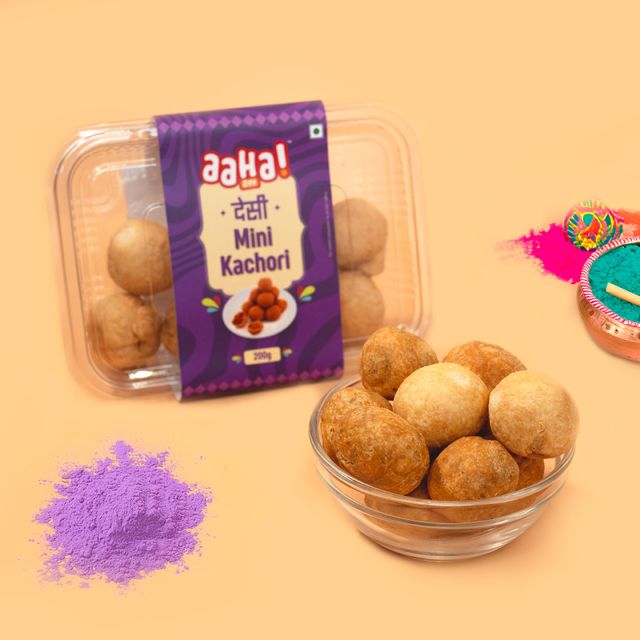 Aaha Life Mava Gujia (400g) & Aaha Life Desi Kachori (200g) Combo