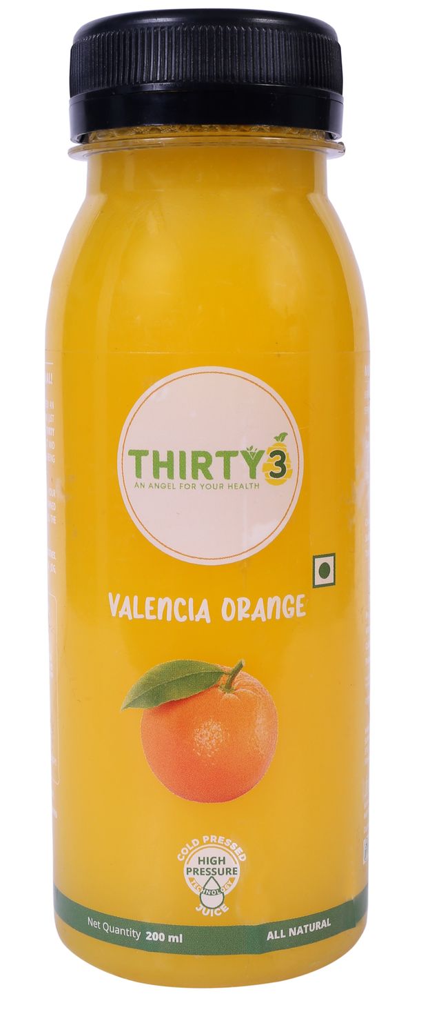 Valencia Orange Juice Bottle