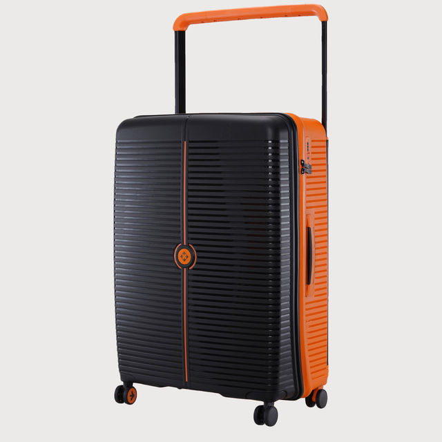 Buy Nasher Miles Dubai Check In Hardside Polypropylene Trolley Bag