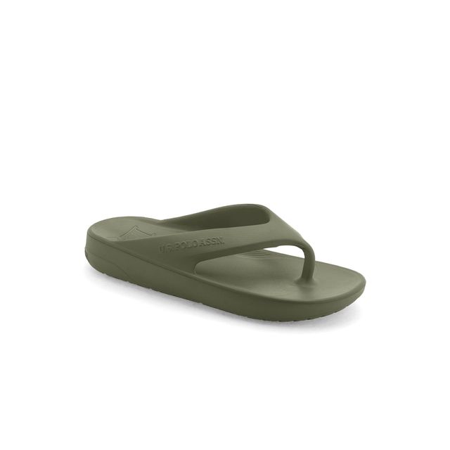 U.S. Polo Assn. | Men Axel 2.0 Foam Walk Flip Flop | Green | UK 9