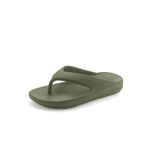 U.S. Polo Assn. | Men Axel 2.0 Foam Walk Flip Flop | Green | UK 9