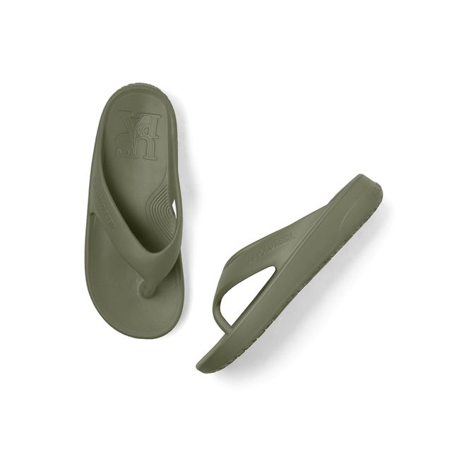 U.S. Polo Assn. | Men Axel 2.0 Foam Walk Flip Flop | Green | UK 9
