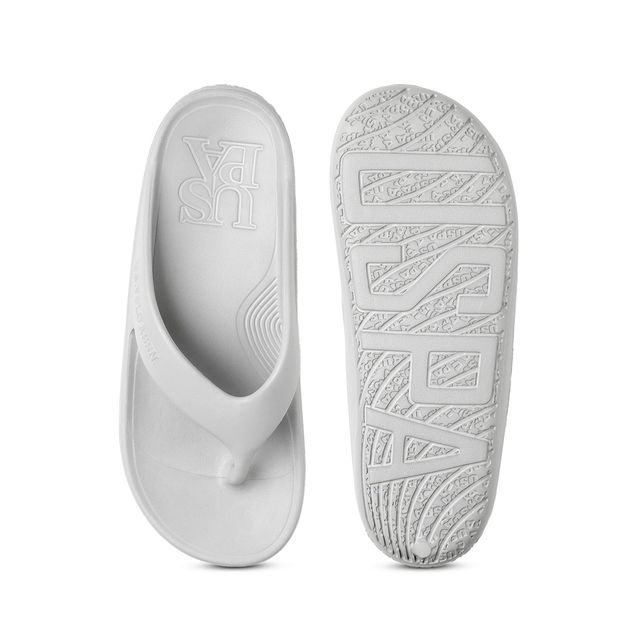 U.S. Polo Assn. | Men Axel 2.0 Solid Flip Flop | Grey | UK 10