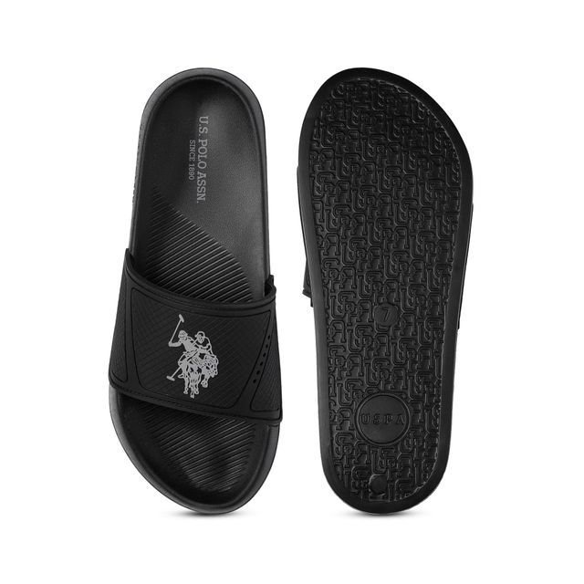 U.S. Polo Assn. | Men Phil Sliders | Black | UK 8