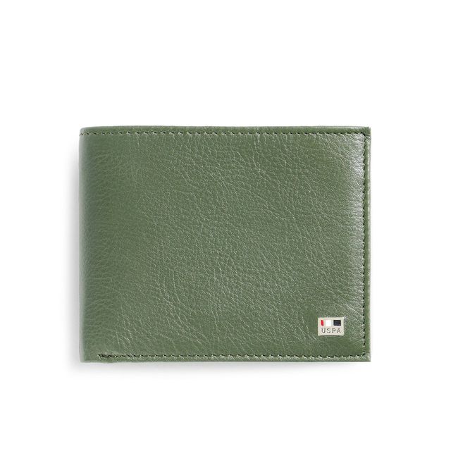 U.S. Polo Assn. | Bi-Fold Solid Wallet | Green | One Size